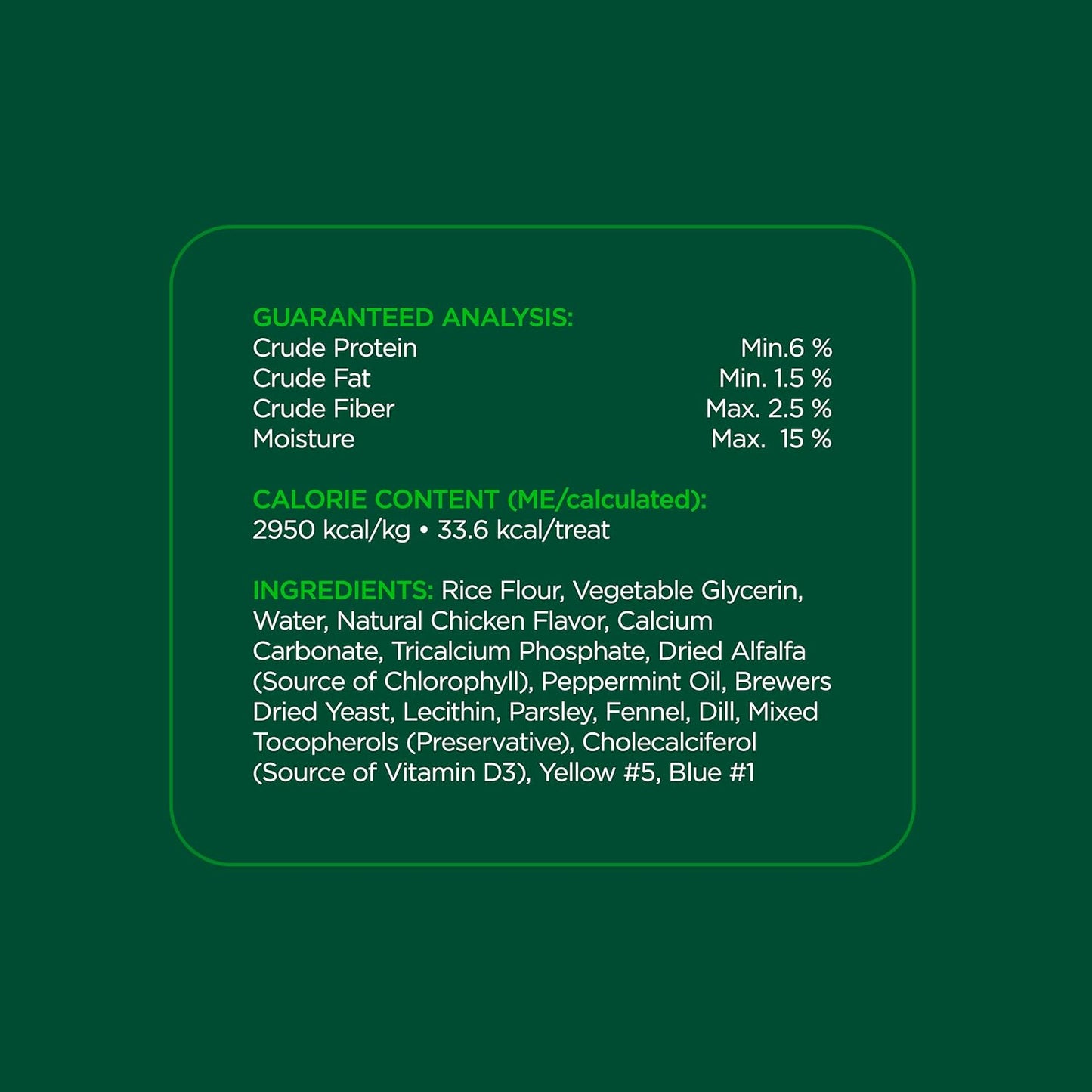 Dental Chews for Small Dogs (40 Count) - Vet-Recommended Mint-Flavored Treats for Dogs Weighing 5-24 lbs, Promotes Dental Health by Reducing Plaque, Tartar, and Bad Breath