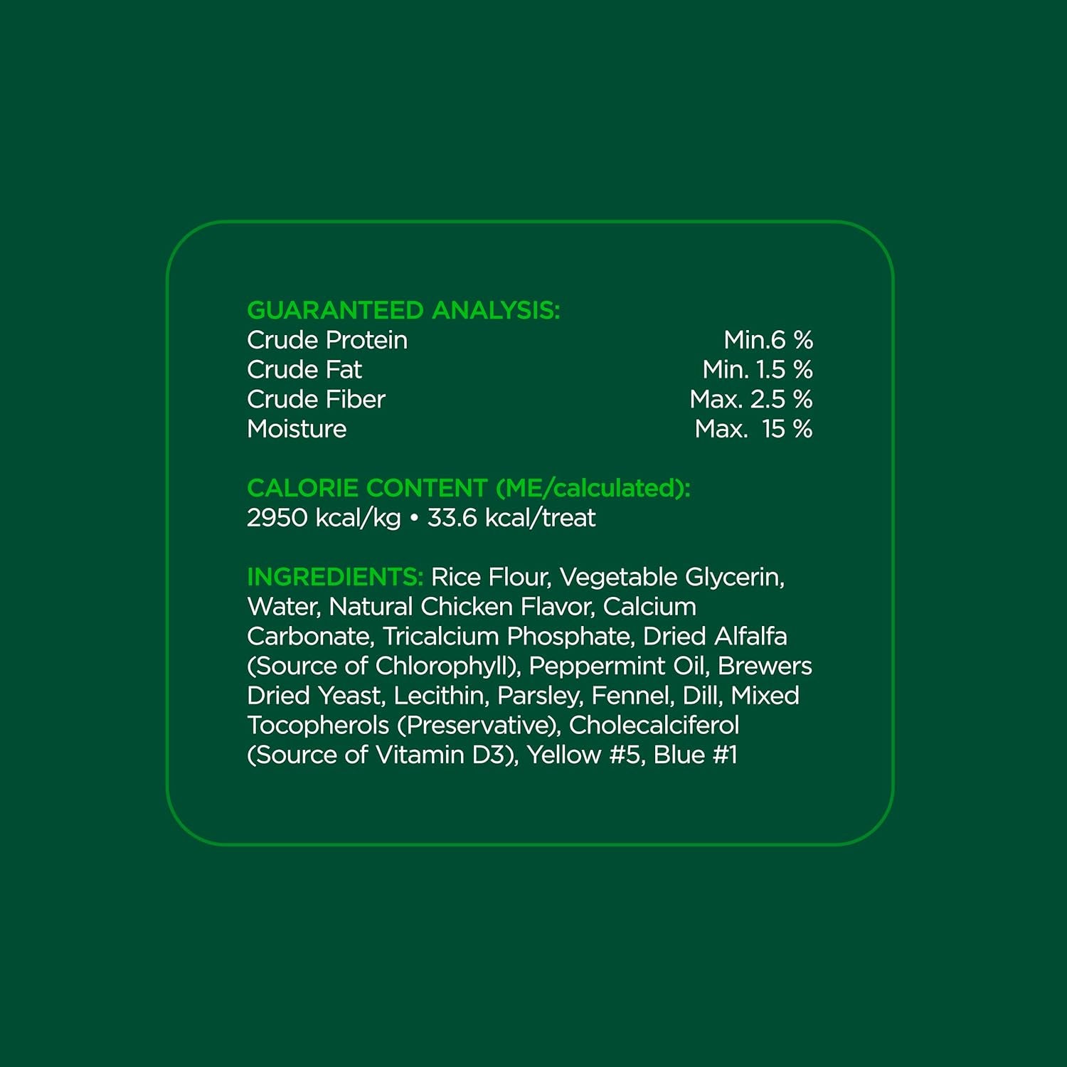 Dental Chews for Small Dogs (40 Count) - Vet-Recommended Mint-Flavored Treats for Dogs Weighing 5-24 lbs, Promotes Dental Health by Reducing Plaque, Tartar, and Bad Breath